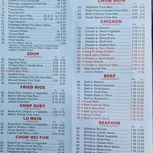 menu, sushi and sashimi