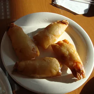 Fantail shrimp - definitely the worst of all, super small shrimp and AT LEAST 2/3 dough!  They should just call them shrimp flavored dough.