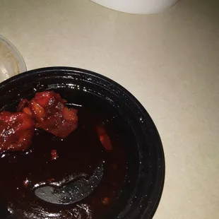 Rib tips are grease tip....very little meat