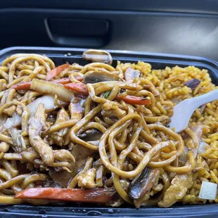 Chicken Lo Mein , Fried Rice