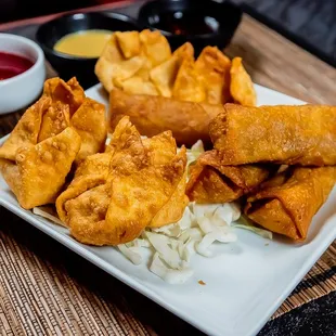 Egg Roll &amp; Hand-Rolled Cheese Puffs