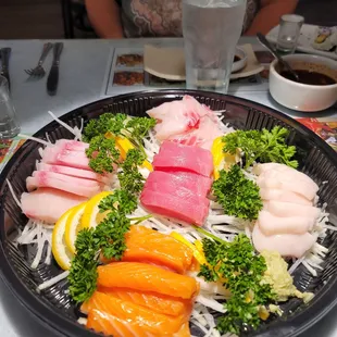 Chef Stephen Special Sashimi Platter @ China Dynasty.  It was wonderful!