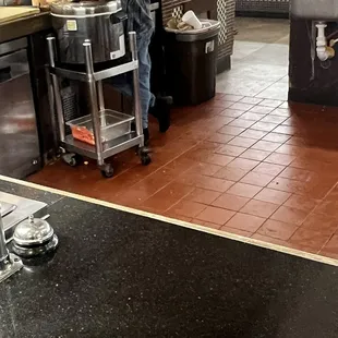 Crab legs unrefrigerated for a 30 minute. At least.