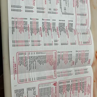 Menus