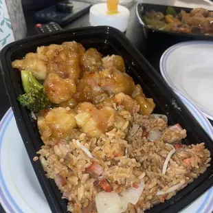 General Tso s Chicken Combo Plate