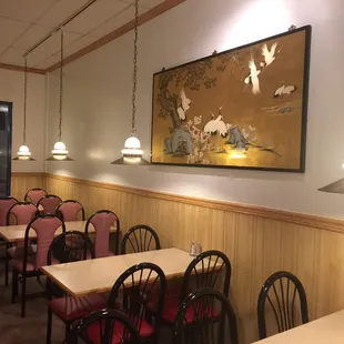 he interior of a chinese restaurant