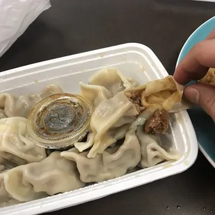 I took a bite....it was cold.