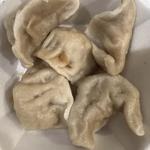 Gummy tasting pasty dumplings