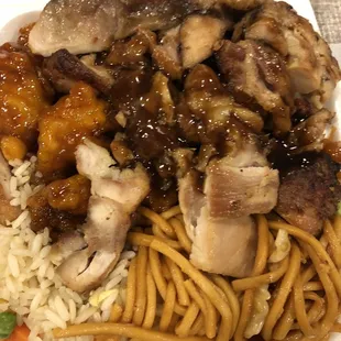 Teriyaki chicken just ok, orange chicken better