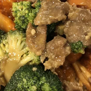 Beef and broccoli was good