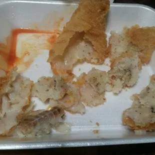 DONT ORDER THE FISH..its gross, slimy..fishy..tiny piece of fish in greasy fried batter..
