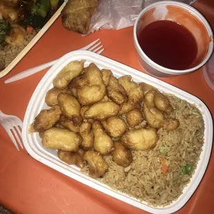 Sweet and Sour Chicken combo