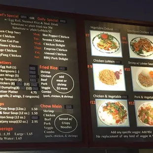 Menu taken 6/5/16