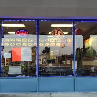 the front of a store