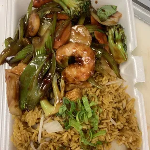 Hunan Shrimp Lunch
