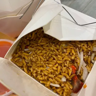 Multiple fried rice selections available