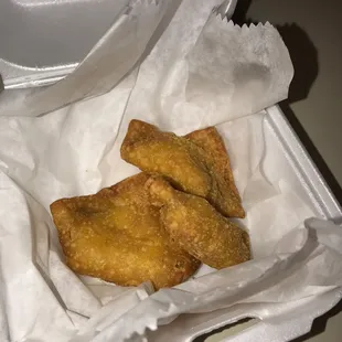 fried food in a container