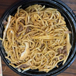 Beef lomein