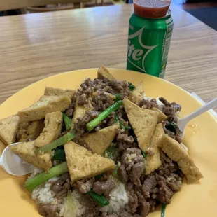 I ask them to chopped up the beef