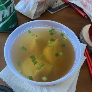 Wonton soup