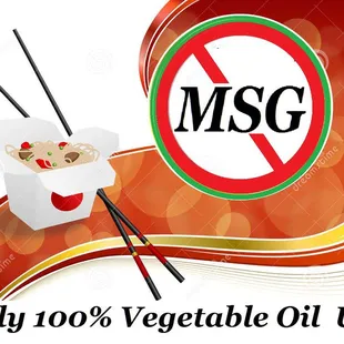 This restaurant does not have MSG, so that some people who are sensitive to MSG can rest assured and be healthier!