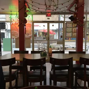 Cool, Chinese inspired atmosphere.