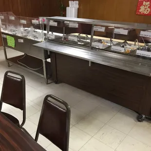 Buffet, served to you.