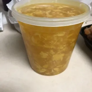 Large egg drop soup