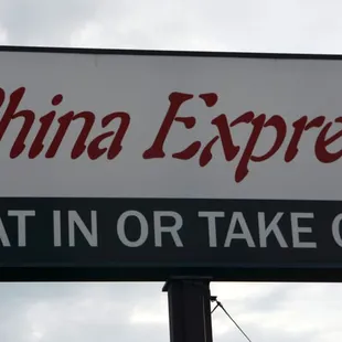 a sign for a restaurant