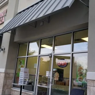 Picking up our take-out!