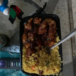 General Tso's Chicken Combo Platter