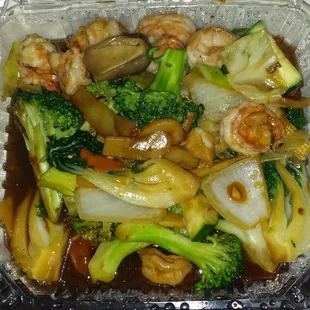 Shrimp with Mixed Veggies