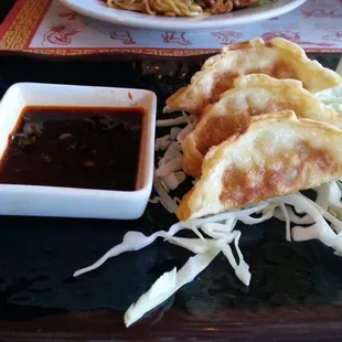 Amazing fried dumplings