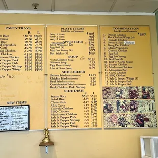 Menu as of 5/5/22