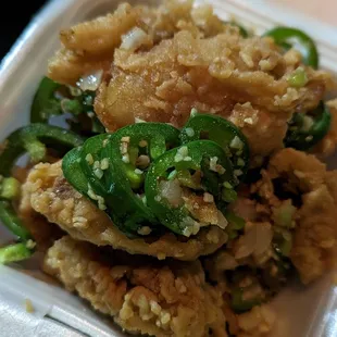 Salt and pepper fish