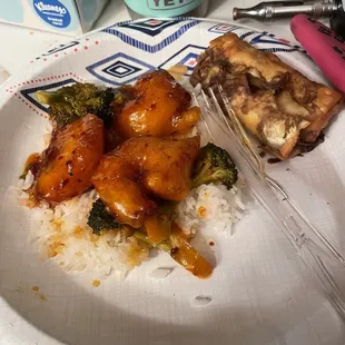 Half an order of my dinner.