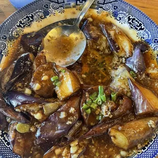 Eggplant with minced pork