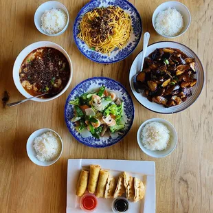 The whole spread! Looookatdat