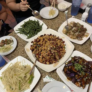 V8 Shredded Potato with Green Pepper
