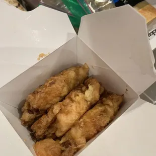 Shrimp egg foo young $8.95 for 3 patties