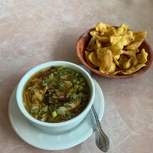 Hot and Sour Soup was so delicious.