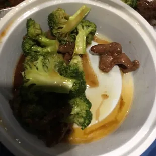 Beef and broccoli... very tender and flavored
