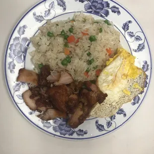 a plate of food