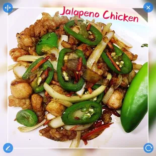 jalapeno chicken with peppers and onions