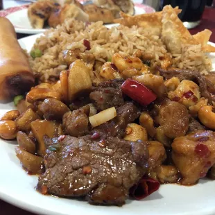 Kung Pow 3 delight lunch special