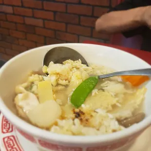 Sizzling Rice Soup
