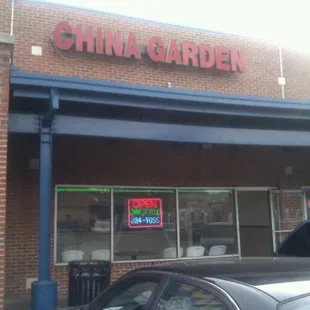 outside