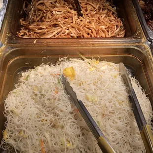 a variety of food items