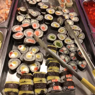 interior, sushi and sashimi