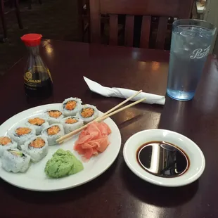Awesome buffet sushi.